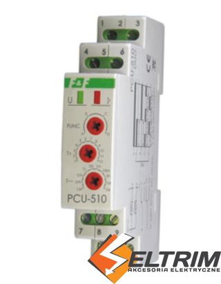 F PRZEKAŹNIK CZASOWY PCU-510 DUO 220V $