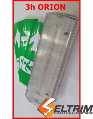 OPRAWA AWARYJNA LED 3H ORION PLUS SA 3,2W @$