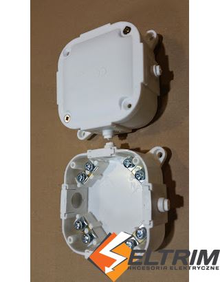 Pu 8 PUSZKA HERMET WIKAT 80x80 WKł IP44 075biała $