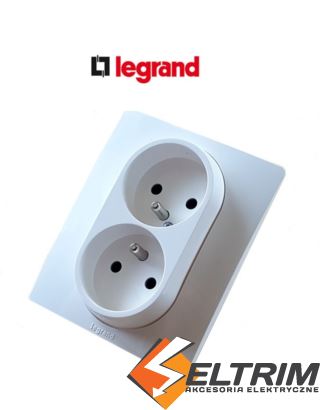 NILOE BIAŁY GNIAZDO PODW 2X2P+Z 764541 monob@$#