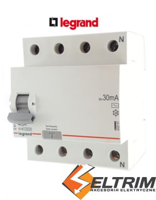 RP RX3 @ 25A /30mA AC 4P Wył.różnic 402062 $#