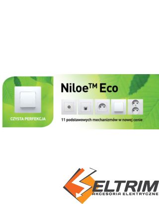 NILOE BIAŁY ŁĄCZNIK ŚWIECZNIKOWY 764505 @$#