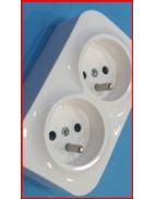 FORIX BIAŁY GNIAZDO PODW.2x2PZ 782419 $@