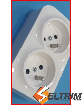 FORIX BIAŁY GNIAZDO PODW.2x2PZ 782419 $@