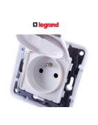 NILOE BIAŁY GNIAZDO POJEDY 2P+Z IP44 764537 @$#