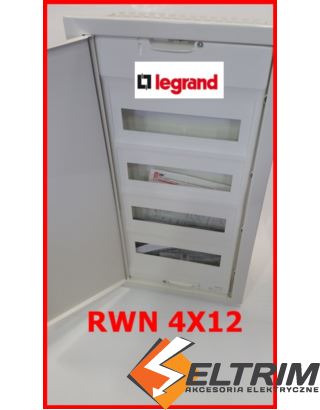 SKRZYNKA RWN 4x12 drzwi metal. LEGRAND 602434 @ $