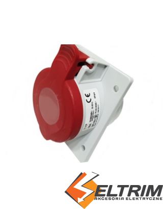 380GT GNIAZDO TABLICOWE SKOŚNE 16A/5 PAWBOL @$