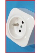 FORIX BIAŁY GNIAZDO POJ. 2P+Z 782417 $@