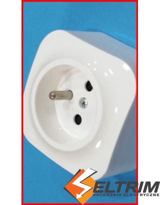 FORIX BIAŁY GNIAZDO POJ. 2P+Z 782417 $@