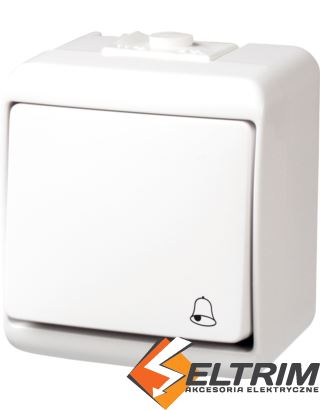 H- Karlik WHE-4 WYŁ.DZWONKOWY IP44 biał $@